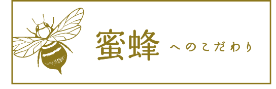 蜂蜜へのこだわり